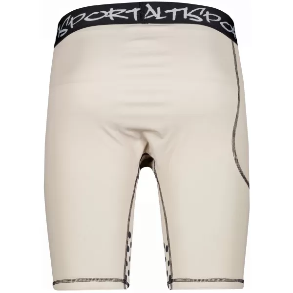  Jambiere sport pentru bărbați pe genunchii premium ALTISPORT VOJ/ALM109LEG02 MARO DESCHIS 