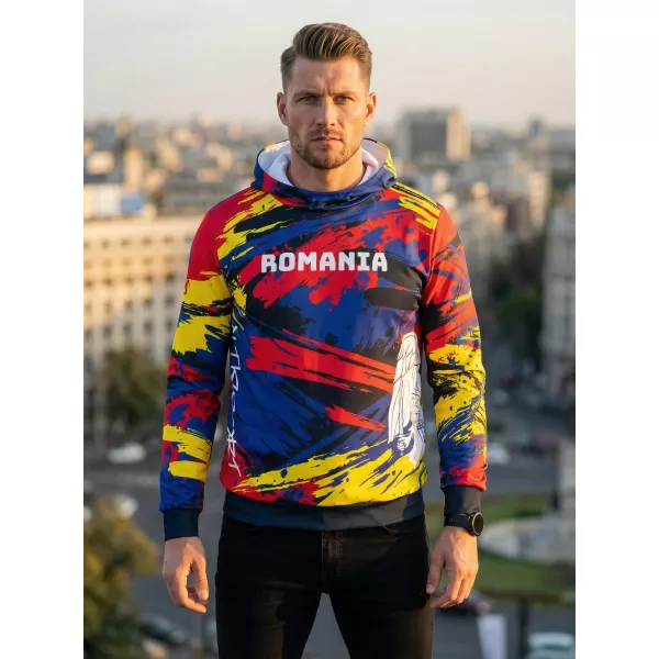  Premium cu hanorac funcțional pentru bărbați ALTISPORT VOJ/ALM036RO/MI01 ROL 
