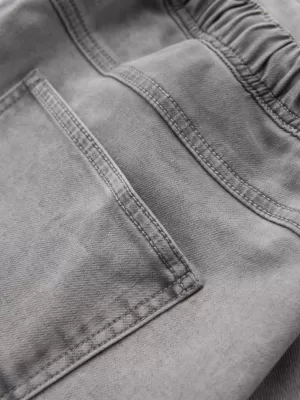 Pantaloni scurţi OMBRE OM-SRDS-0135 GRI DESCHIS