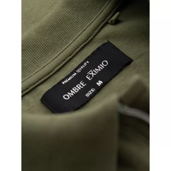  Tricou pentru bărbați OMBRE OM-POSS-0148 MĂSLIN 