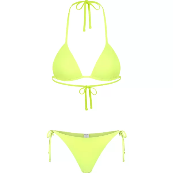  Bikini pentru femei - partea de sus NORDBLANC NBSSS8208 GALBEN 