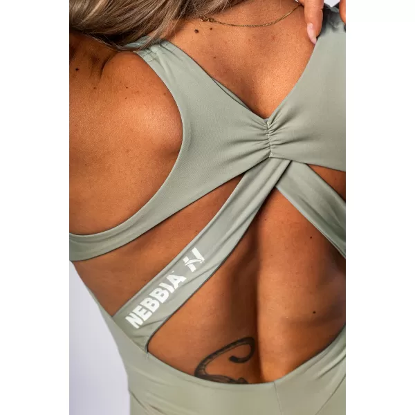  Salopetă de fitness STRONG BEAUTY 427 VERDE DESCHIS Nebbia 
