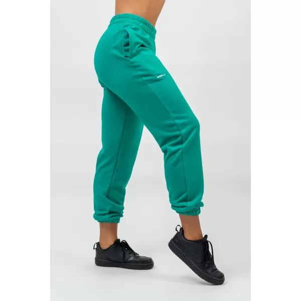  Pantaloni de trening sport largi GYM TIME 281 VERDE Nebbia 