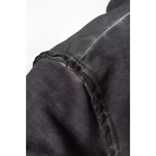 Hanorac spălat cu fermoar GYM BRO 362 BLACK Nebbia 