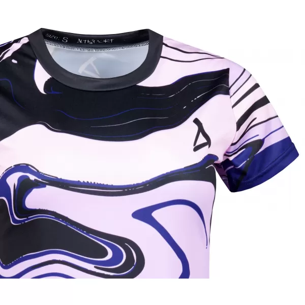  Tricou funcțional premium pentru femei ALTISPORT VOJ/ALW099TR01 MOV NEGRU 