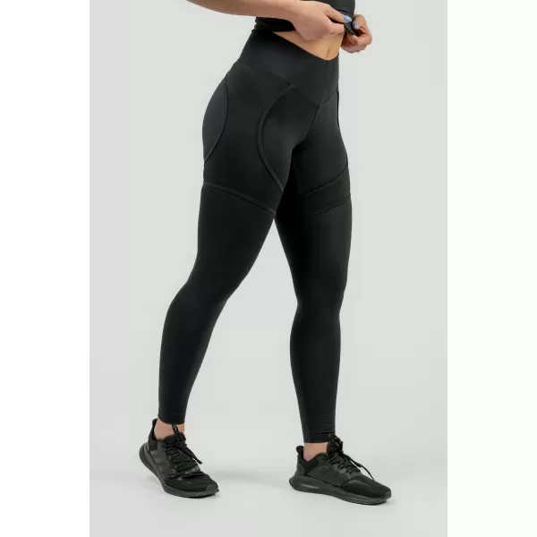 Jambiere sport de damă cu plasă INTENSE 838 BLACK Nebbia 