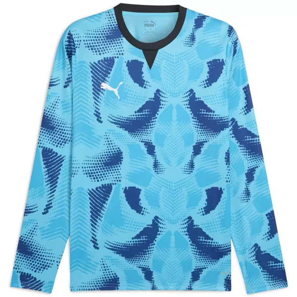  Cămaşă PUMA TEAMTARGET GK LS JERSEY 706519_02 BRIGHT AQUA / AQUA BRIGHT / PUMA ALB 