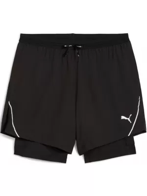 Pantaloni scurţi PUMA M RUN ULTRAWEAVE 2IN1 5"" SHORT​ 526635-01 NEGRU
