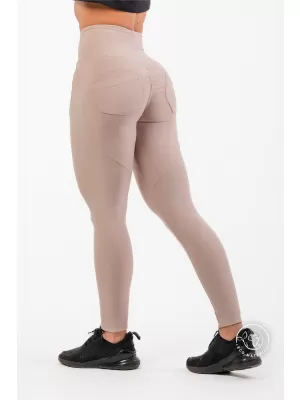 Leggings cu talie înaltă cu efect de ridicare Bubble Butt 587 CREAM Nebbia