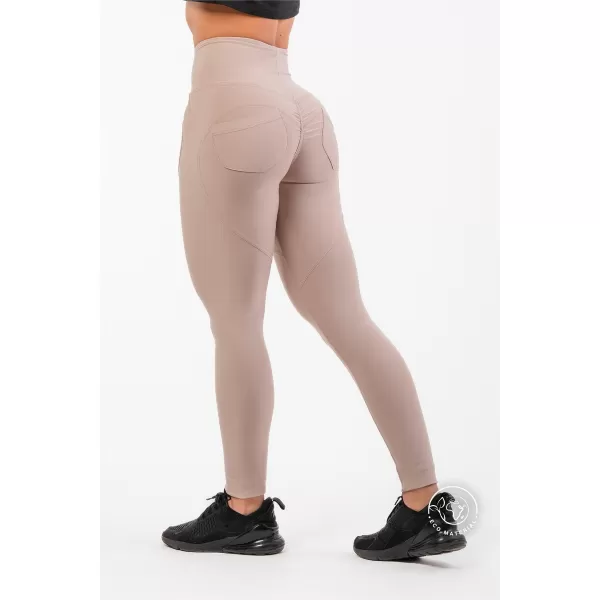  Leggings cu talie înaltă cu efect de ridicare Bubble Butt 587 CREAM Nebbia 
