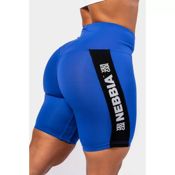  Pantaloni scurți de ciclism cu talie înaltă ICONIC 238 BLUE Nebbia 