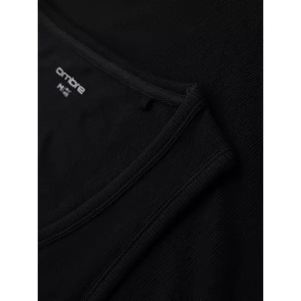  Cămaşă OMBRE OM-TSBT-0239 NEGRU 