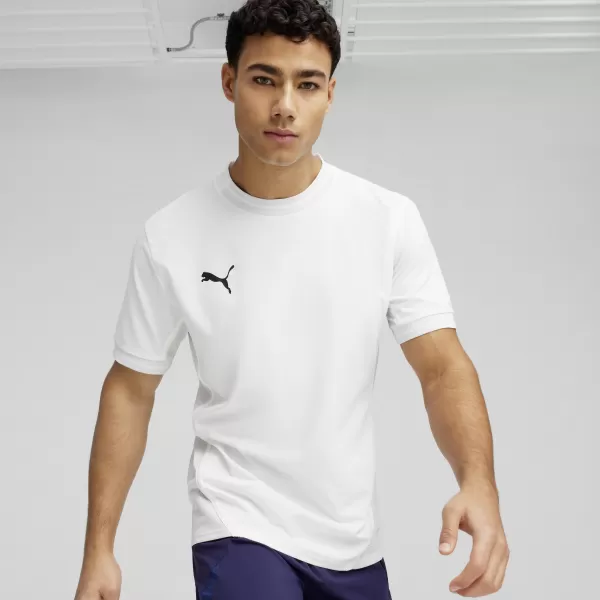  Cămaşă PUMA TEAMFINAL JERSEY 705737_04 PUMA WHITE/NEGRU/FEATHERGRAY 