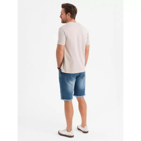 Pantaloni scurţi OMBRE OM-SRDS-0157 ALBASTRU 