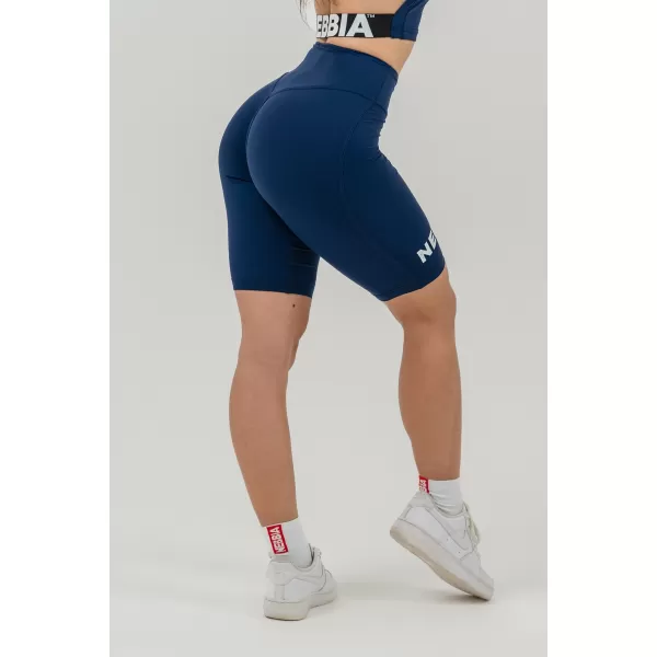  SNATCHED 614 BLUE ÎNCHIS Nebbia 9 inch jambiere cu talie înaltă 