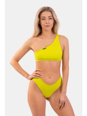 Top de bikini cu bandă cu un umăr - Top 448 VERDE Nebbia