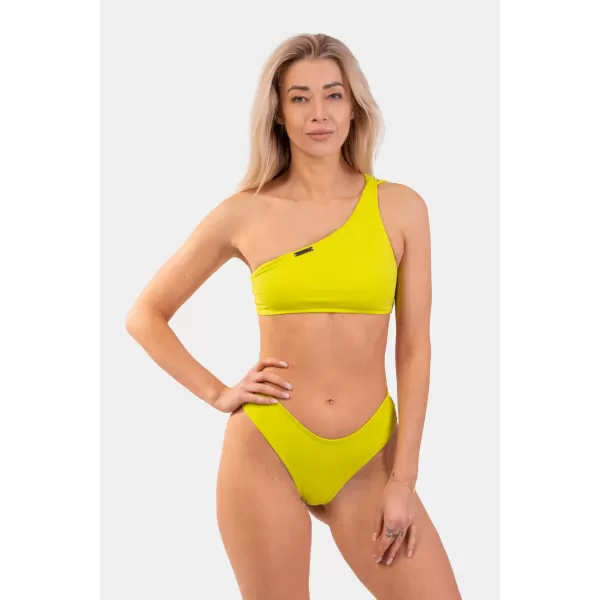  Top de bikini cu bandă cu un umăr - Top 448 VERDE Nebbia 