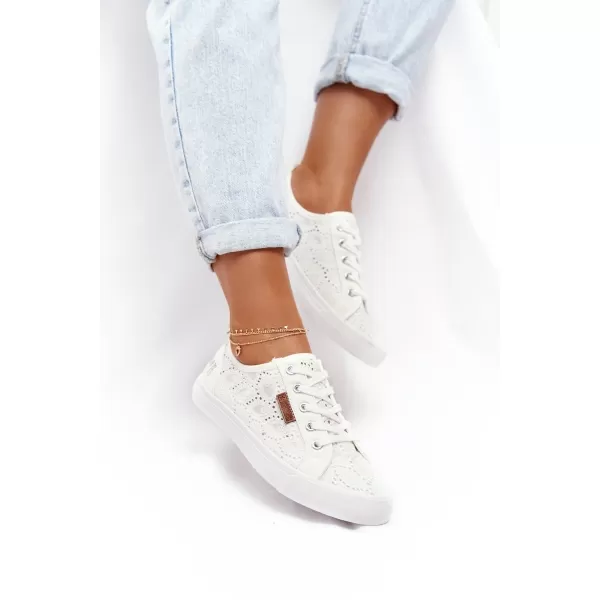  Adidași de modă damă BIG STAR W274925 WHITE Pantofi Big Star 