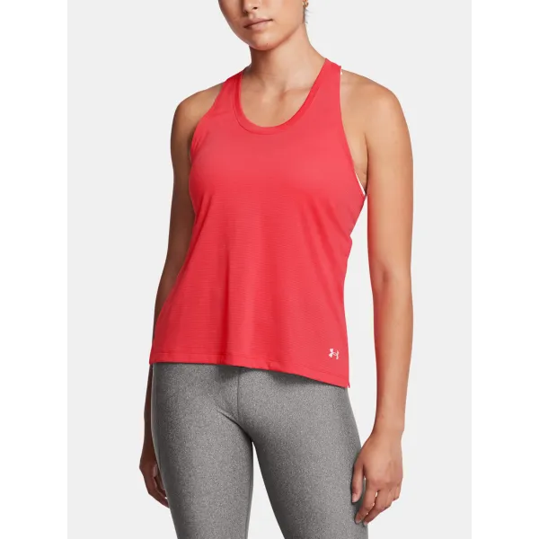  Maieu de damă UNDER ARMOUR LAUNCH SINGLET 1382436-713 ROŞU 