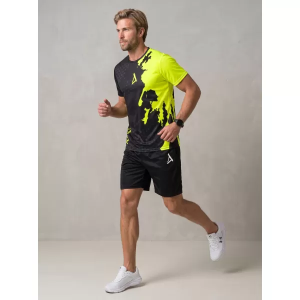  Premium funcțional pentru bărbați ALTISPORT VOJ/ALM112TR01 GALBEN-FLUX NEGRU 
