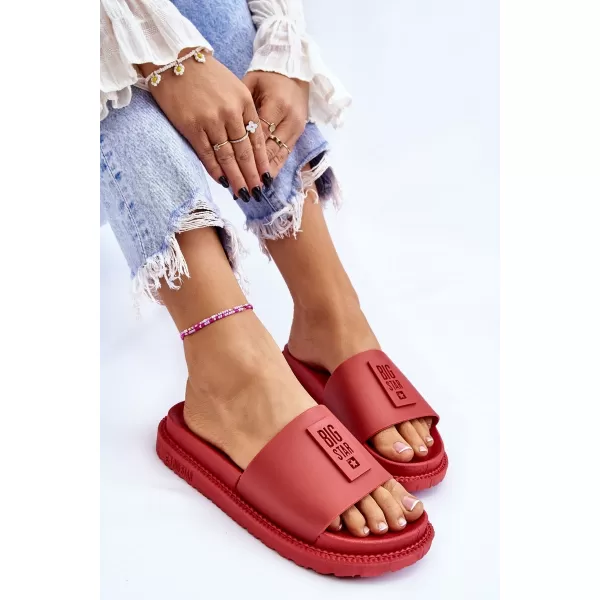  Papuci dama BIG STAR LL274430 RED Pantofi Big Star 