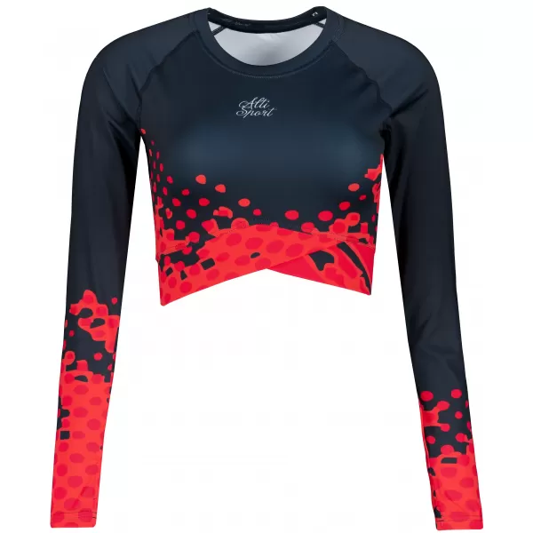  Premium de cultură funcțională pentru femei ALTISPORT VOJ/ALW109TR04 ROȘU-NEGRU 