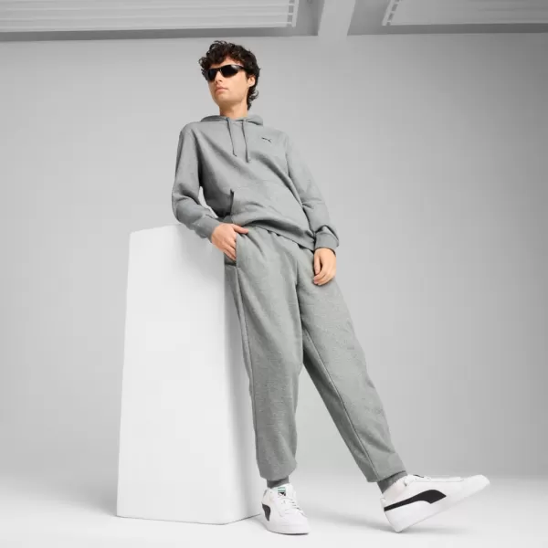  Piese pentru bărbați PUMA ESS SWEATPANTS FL CL 682614-03 GRI 
