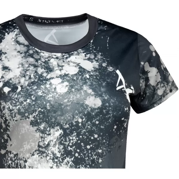  Tricou funcțional premium pentru femei ALTISPORT VOJ/ALW055TR01 ALB-NEGRU 
