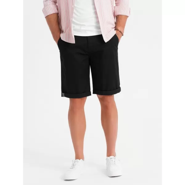  Pantaloni scurţi OMBRE OM-SRCS-0197 NEGRU 
