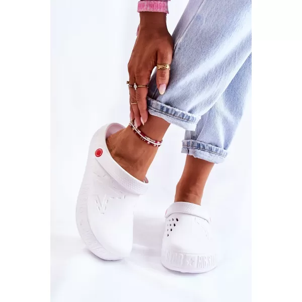  Papuci slip-on dama BIG STAR II275003 WHITE Pantofi Big Star 