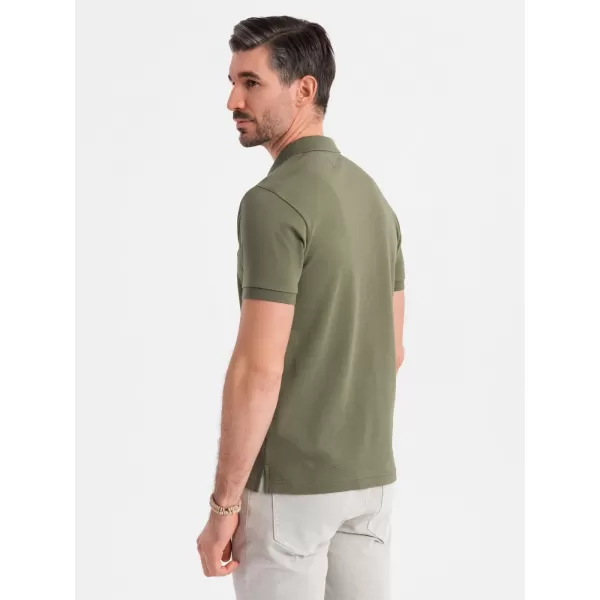  Tricou pentru bărbați OMBRE OM-POSS-0148 MĂSLIN 