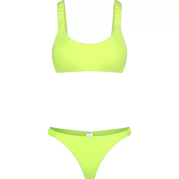  Bikini pentru femei - partea de sus NORDBLANC NBSSS8209 GALBEN 