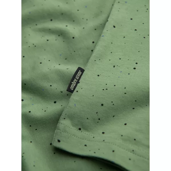  Cămaşă OMBRE OM-TSFP-0186 VERDE 