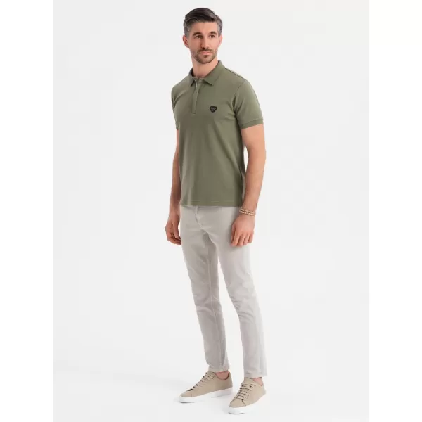  Tricou pentru bărbați OMBRE OM-POSS-0148 MĂSLIN 