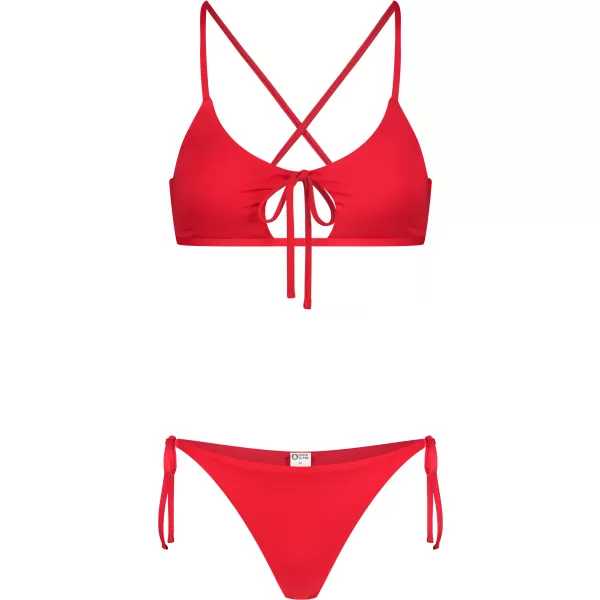 Top bikini dama NORDBLANC NBSSS8211 ROŞU 