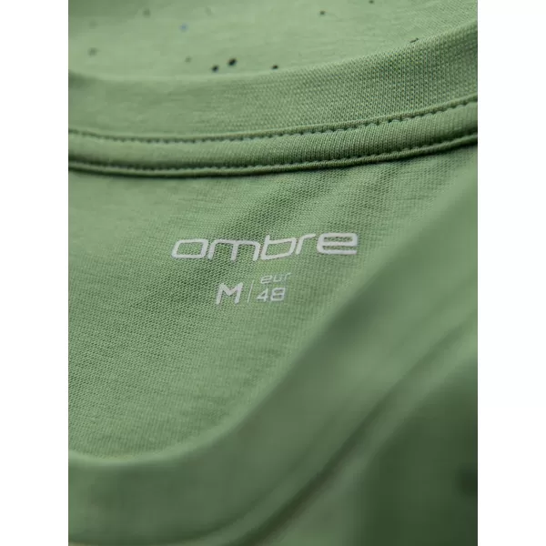  Cămaşă OMBRE OM-TSFP-0186 VERDE 