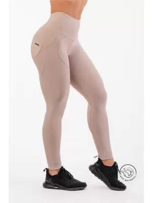 Leggings cu talie înaltă cu efect de ridicare Bubble Butt 587 CREAM Nebbia