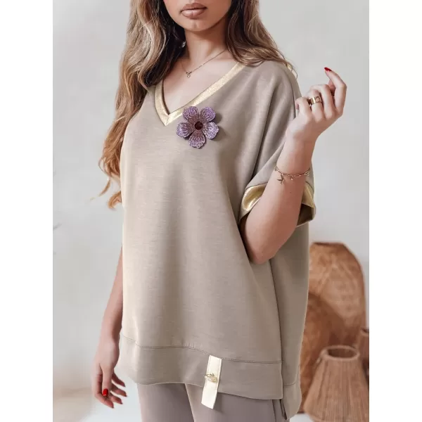  Cămaşă DSTREET SHINE LOVE RY2911 BEJ 