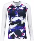 Tricou funcțional pentru femei cu mâneci lungi premium ALTISPORT VOJ/ALW110TR03 VIOLET -WHITE