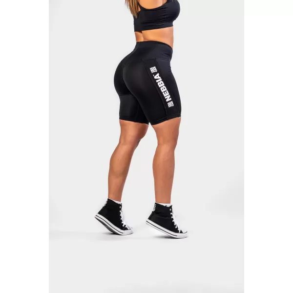  Pantaloni scurți de ciclism cu talie înaltă ICONIC 238 BLACK Nebbia 