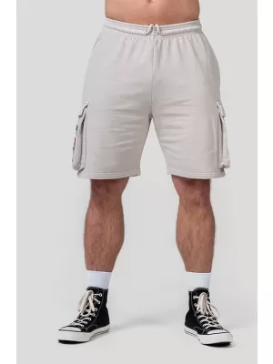Pantaloni scurți de marfă largi spălați LEGACY 787 LIGHT GREY Nebbia