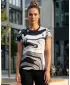 Tricou funcțional premium pentru femei ALTISPORT VOJ/ALW099TR01 ALB-NEGRU