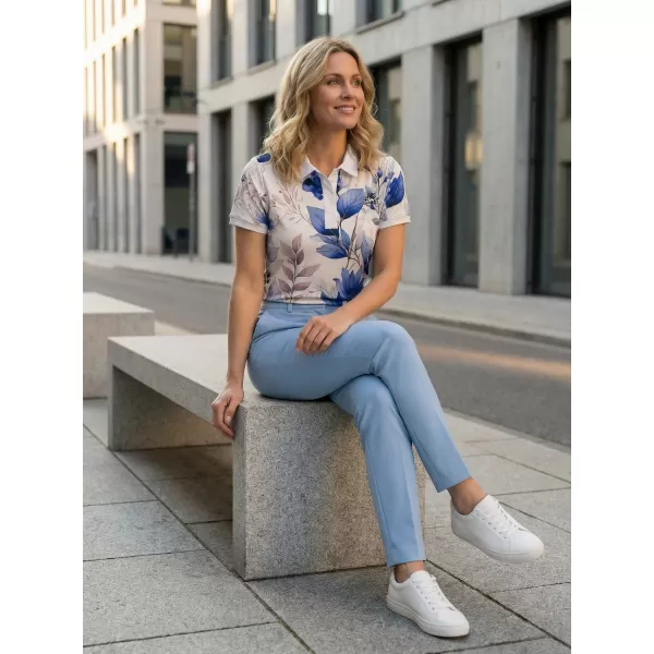  Tricou funcțional pentru femei cu guler premium ALTISPORT VOJ/ALW102TR05 BEJ 