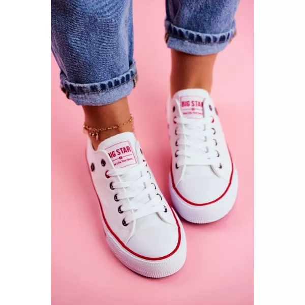  Adidași de damă BIG STAR T274022 WHITE Pantofi Big Star 