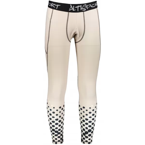  Jambiere sport lungi premium pentru bărbați ALTISPORT VOJ/ALM109LEG01 MARO DESCHIS 