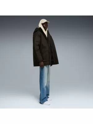 Jachetă pentru bărbați PUMA PROTECTIVE HOODED DOWN PARKA 688380-01 NEGRU