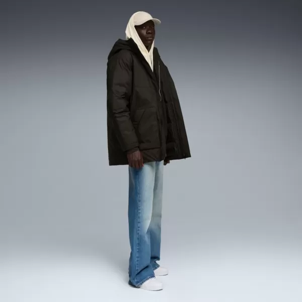  Jachetă pentru bărbați PUMA PROTECTIVE HOODED DOWN PARKA 688380-01 NEGRU 