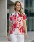 Tricou funcțional pentru femei cu guler premium ALTISPORT VOJ/ALW102TR05 ROZ/ALB