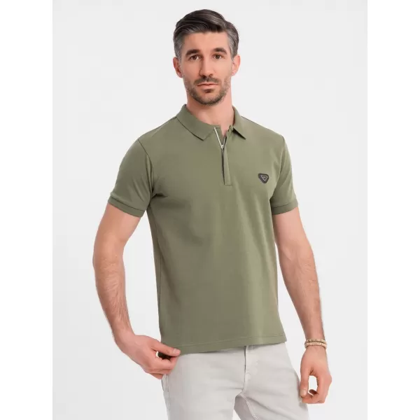  Tricou pentru bărbați OMBRE OM-POSS-0148 MĂSLIN 