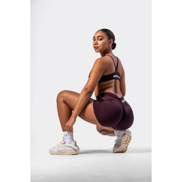  Pantaloni scurți modelați cu talie în formă de V STRONG BEAUTY 428 DARK RED Nebbia 